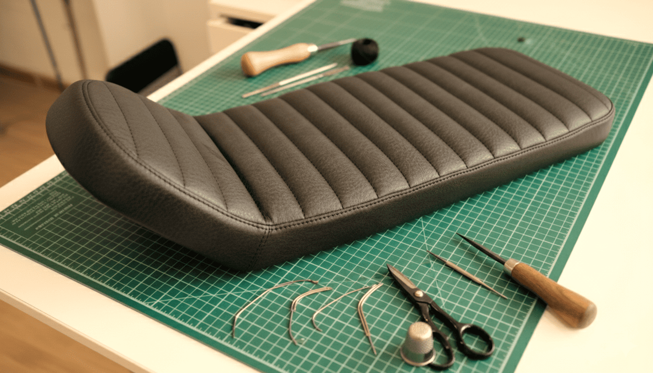 Motorradsattel neu überziehen